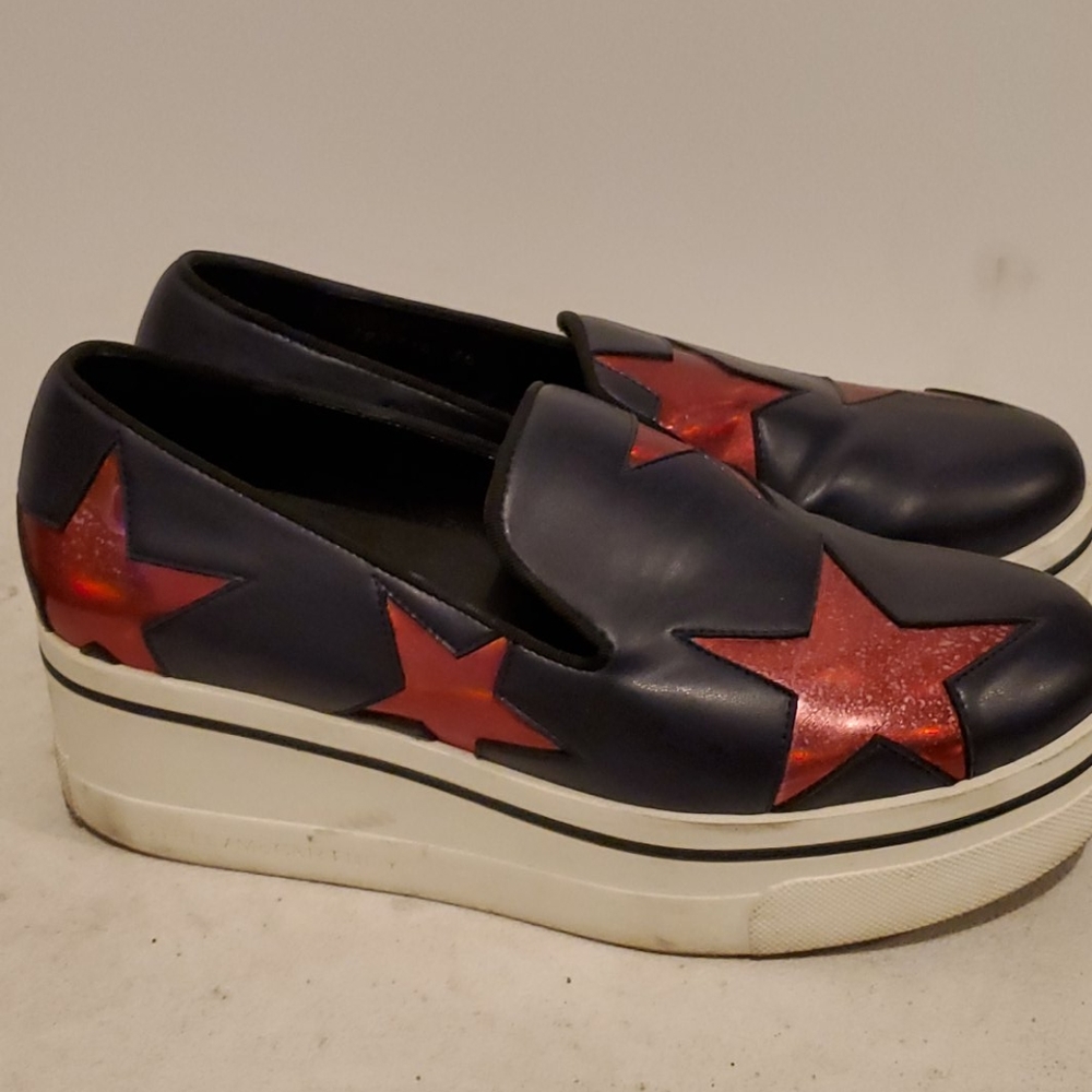 Authentic Stella McCartney Binx Star Platform Slip On
